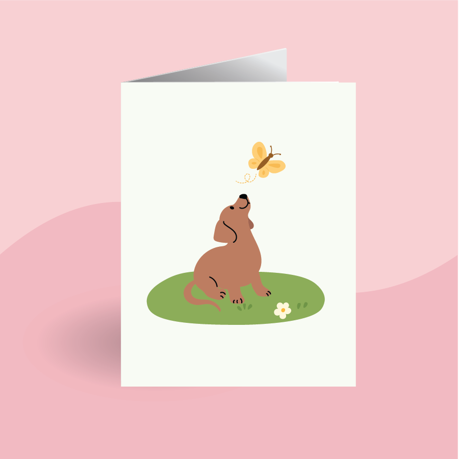 Chocolate Labrador Retriever Greeting Card