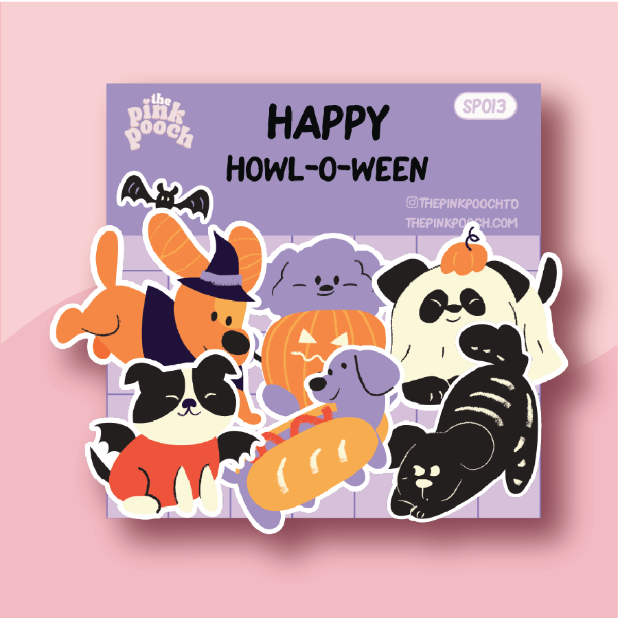 spooky yet charming pups dressed up for the season in a variety of costumes