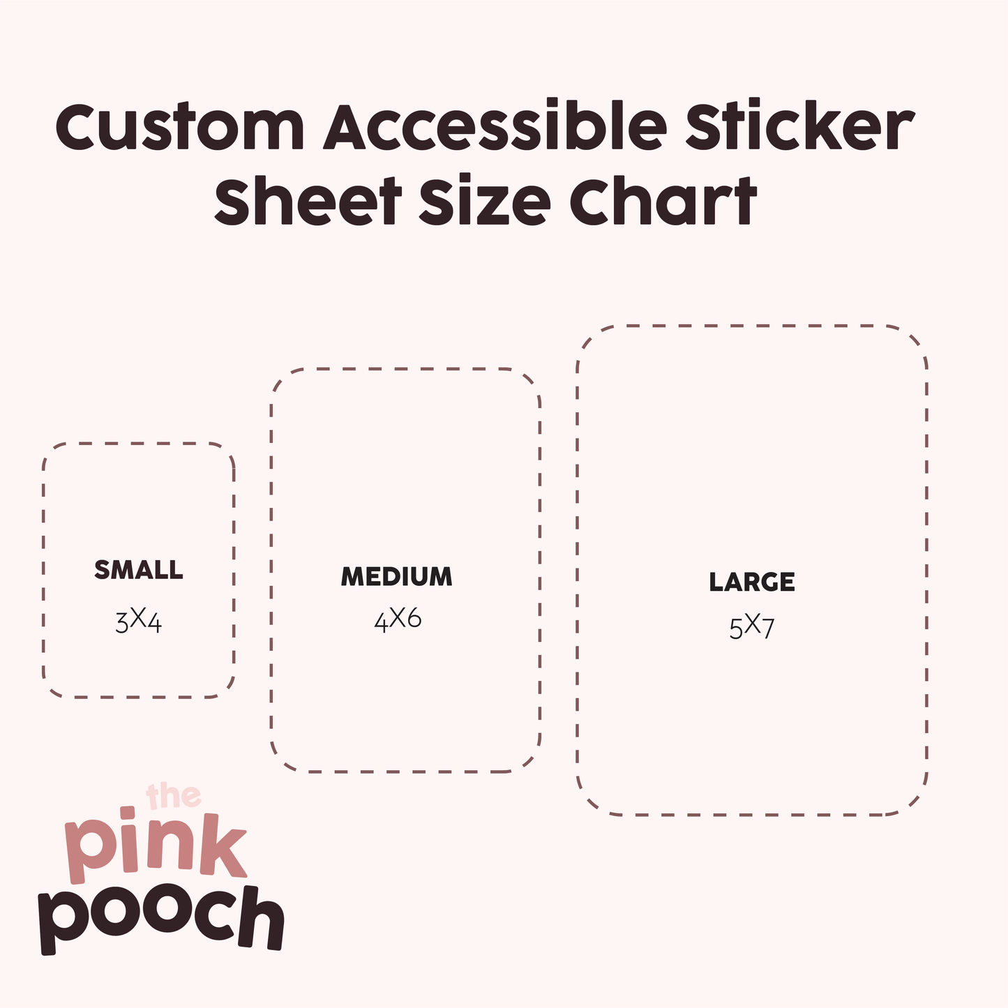 Custom Accessible Sticker Sheets