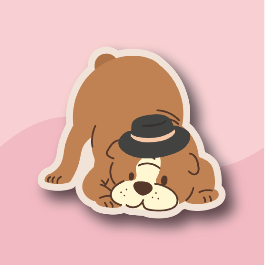 The Life Of A Showdog Stickers