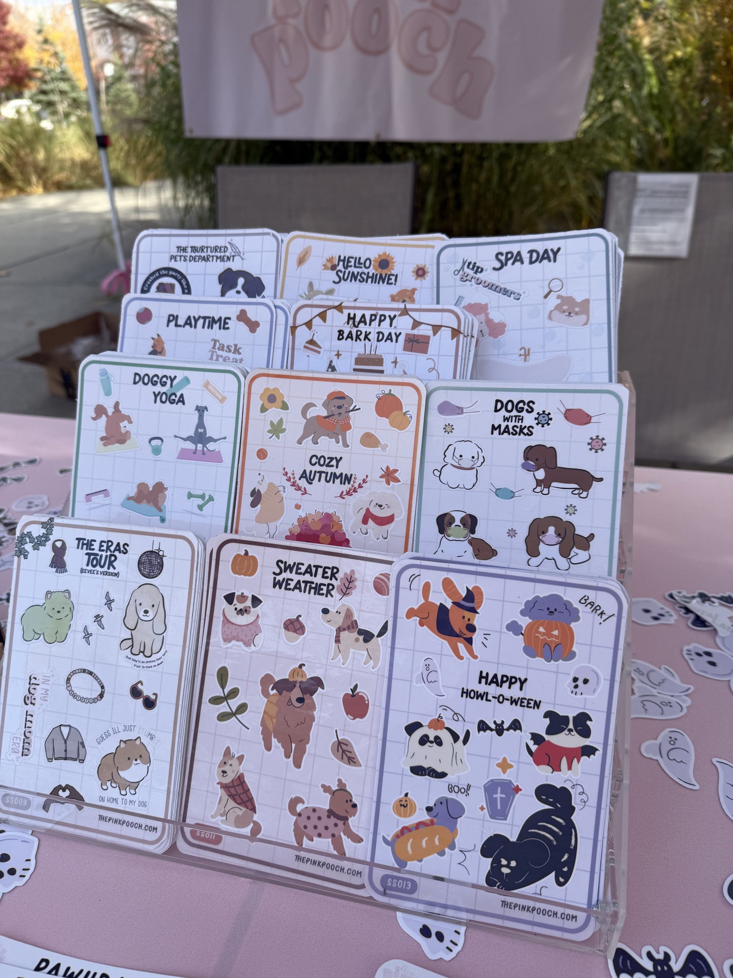 Dogs In Masks Sticker Sheet