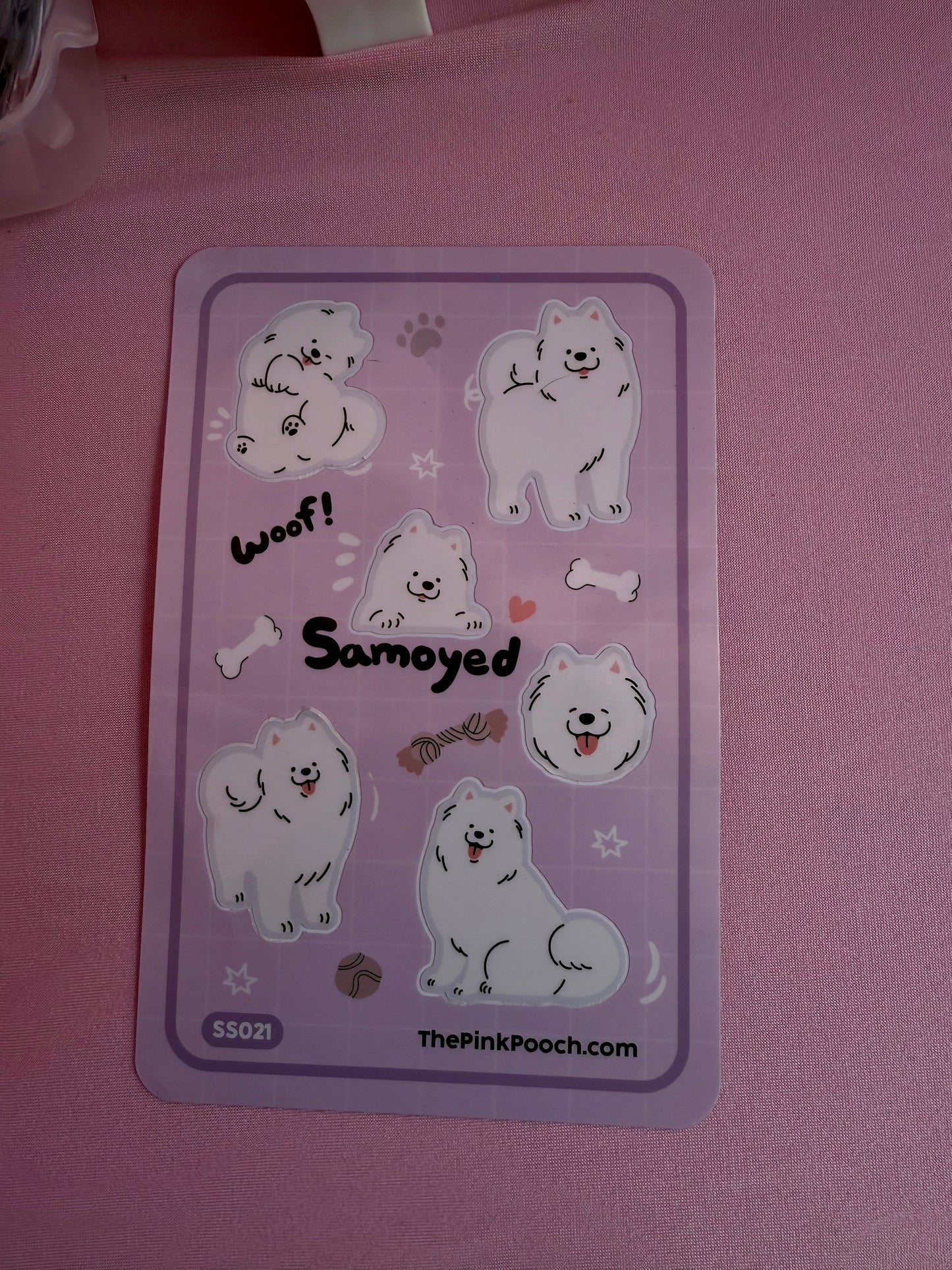 Samoyeds – Samoyed Dog Sticker Sheet (SS022)