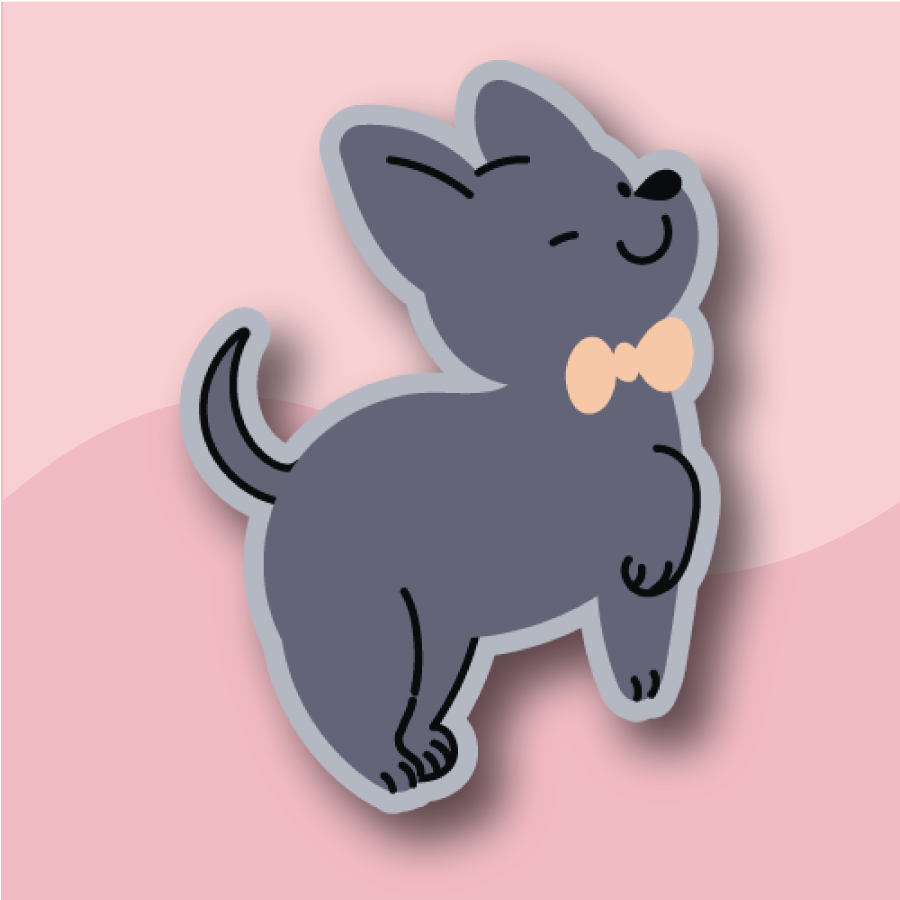The Life Of A Showdog Stickers