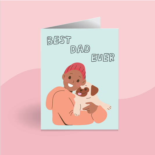 Best Dog Dad Ever Card