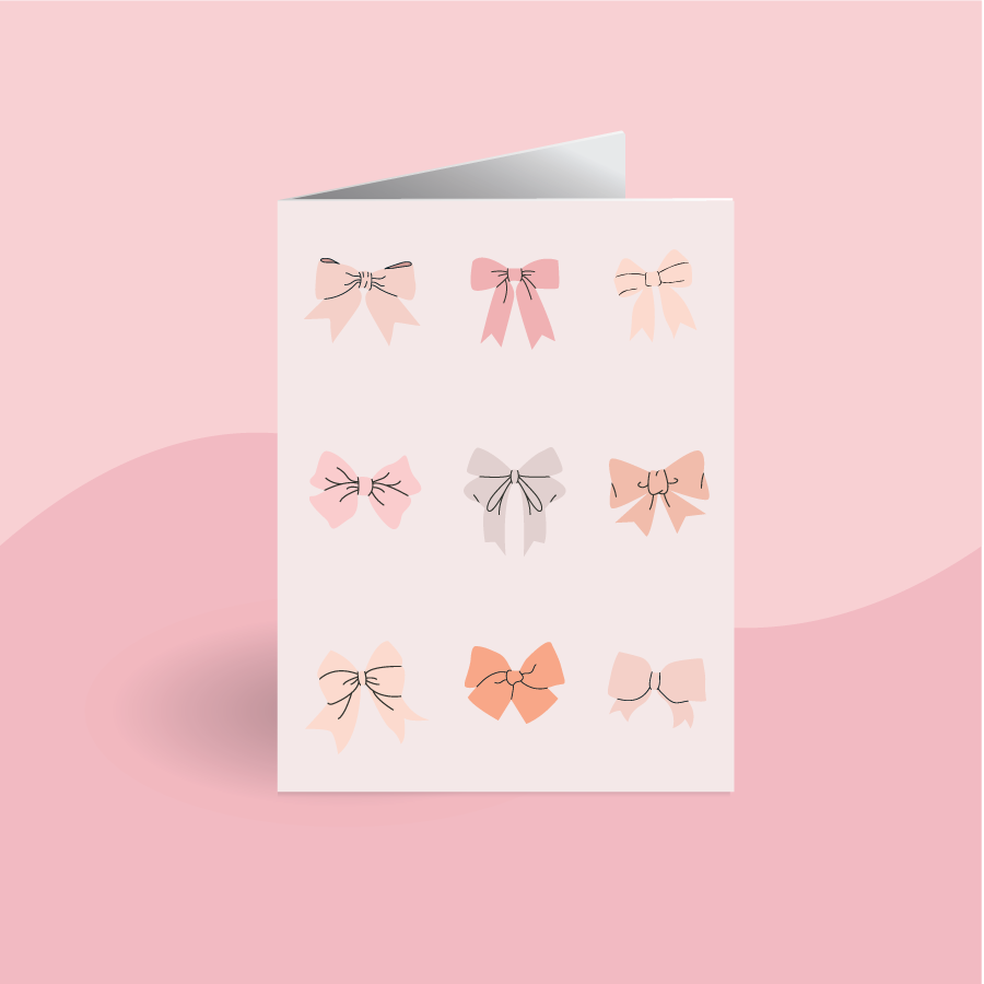 Minimalist Christmas Cards – Handmade A2 Holiday Card Set (Singles or Box of 6)