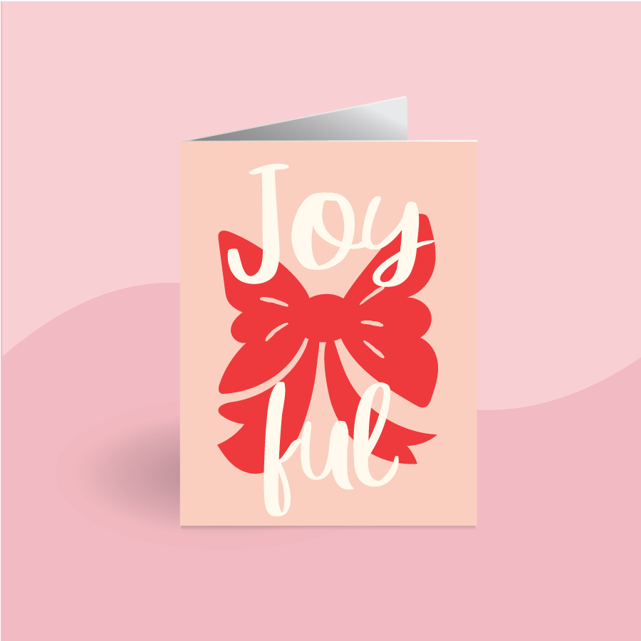 Minimalist Christmas Cards – Handmade A2 Holiday Card Set (Singles or Box of 6)